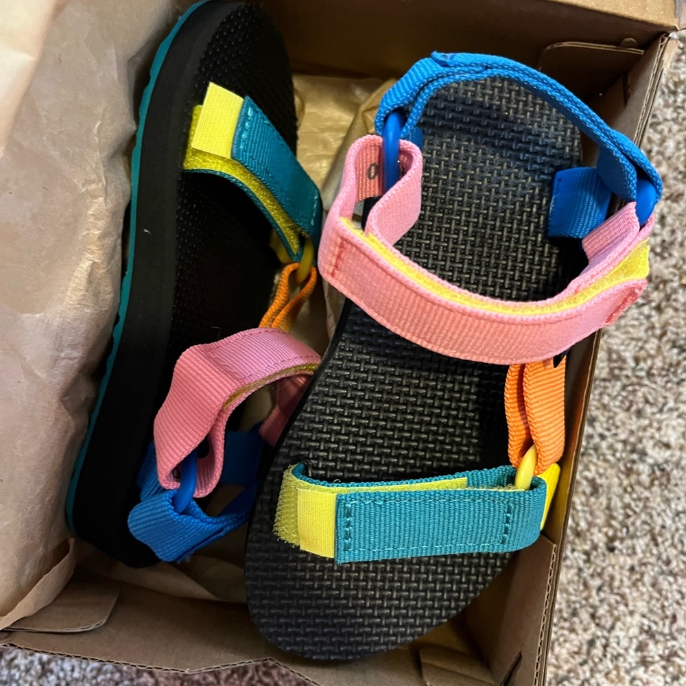 Toddler Tevas. Size 10. NEW in box!